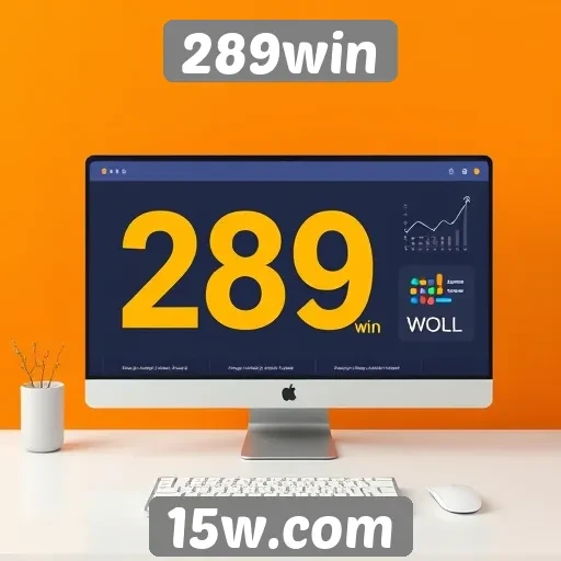 Interface do site 289win é intuitiva e acessível